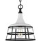 Progress Lighting Bastille Collection White One-Light Pendant P500236-030 - alternate 1